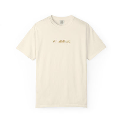STFUATTDLAGG Minimalist Tee | Subtle Spicy BookTok Shirt