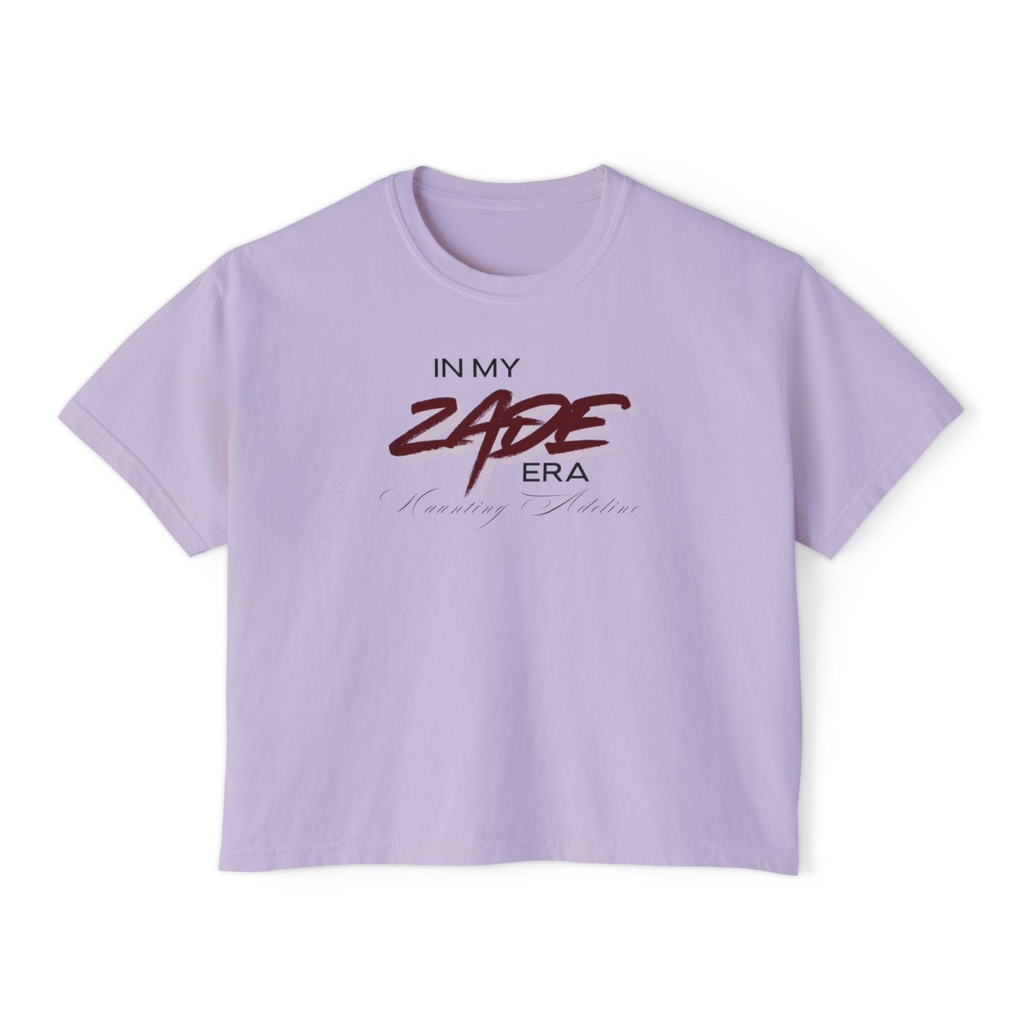 In My Zade Era Women's Boxy Tee - Trendy Graphic Tee, Casual Wear, Gift for Her, Summer Fashion, Everyday Comfort