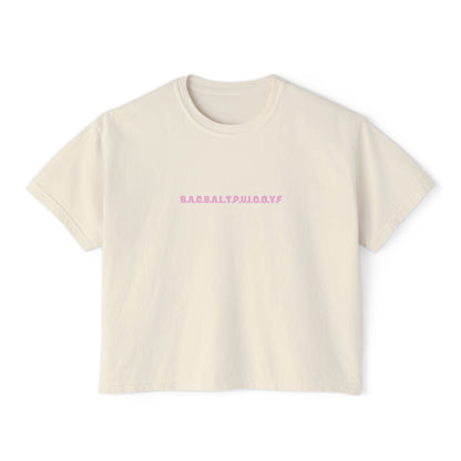 B.A.G.B.A.L.T.P.U.I.C.O.Y.F Minimalist Tee | Subtle Spicy BookTok Shirt