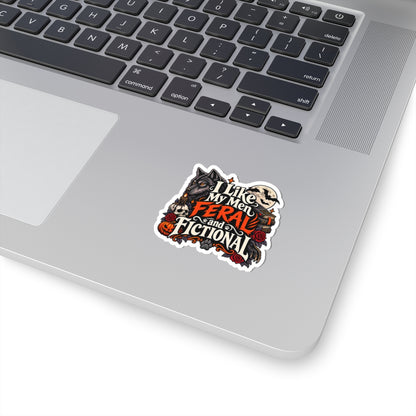 Feral & Fictional Men Sticker | Monster Romance Decal