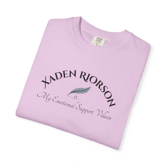 Emotional Support Villain T-Shirt - Fourth Wing Xaden Riorson Design