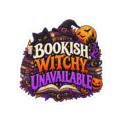 Bookish, Witchy, Unavailable Sticker | Halloween Reader Decal