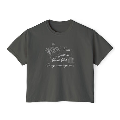 I’m Just a Good Girl in My Reading Era Tee | BookTok Romance Reader Shirt