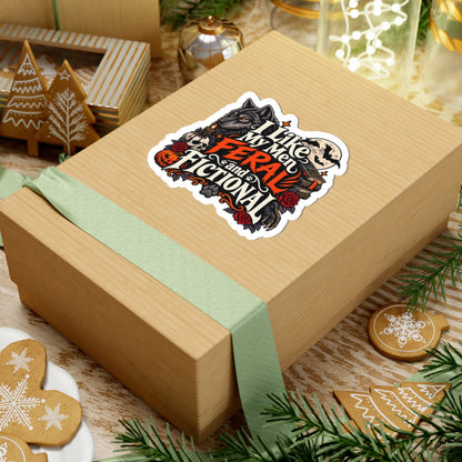 Feral & Fictional Men Sticker | Monster Romance Decal