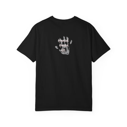 Handprint Unisex Garment-Dyed T-Shirt - Unique Casual Wear | Haunted. Hunted. His.