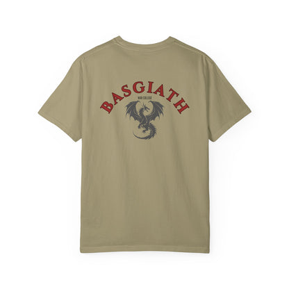 Basgiath War College Dragon Rider T-Shirt – Fantasy Academy Back Print Tee | Romantasy Reader Shirt