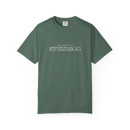 Buy Me Books & Tell Me to STFUATTDLAGG Tee | Minimalist Spicy Bookish Shirt