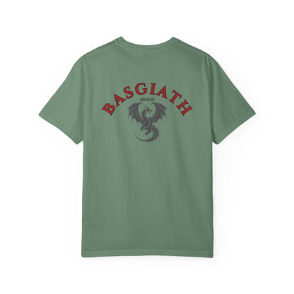 Basgiath War College Dragon Rider T-Shirt – Fantasy Academy Back Print Tee | Romantasy Reader Shirt
