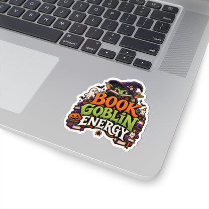 Book Goblin Energy Sticker | Funny BookTok Reader Decal