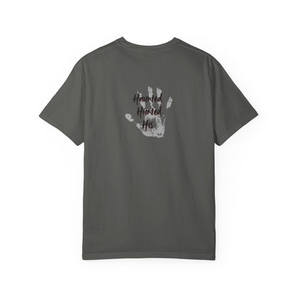 Handprint Unisex Garment-Dyed T-Shirt - Unique Casual Wear | Haunted. Hunted. His.