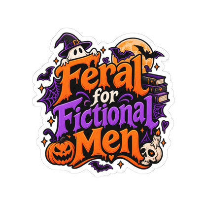 Feral for Fictional Men Sticker | Monster Romance Decal