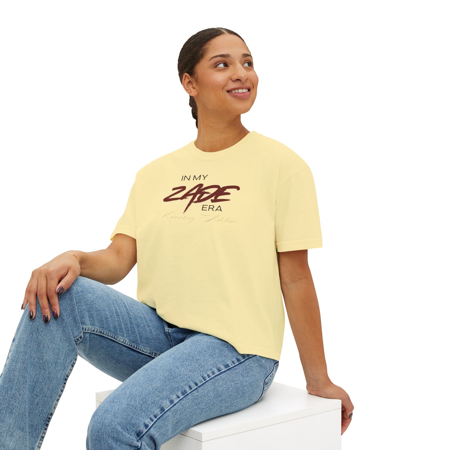 In My Zade Era Women's Boxy Tee - Trendy Graphic Tee, Casual Wear, Gift for Her, Summer Fashion, Everyday Comfort