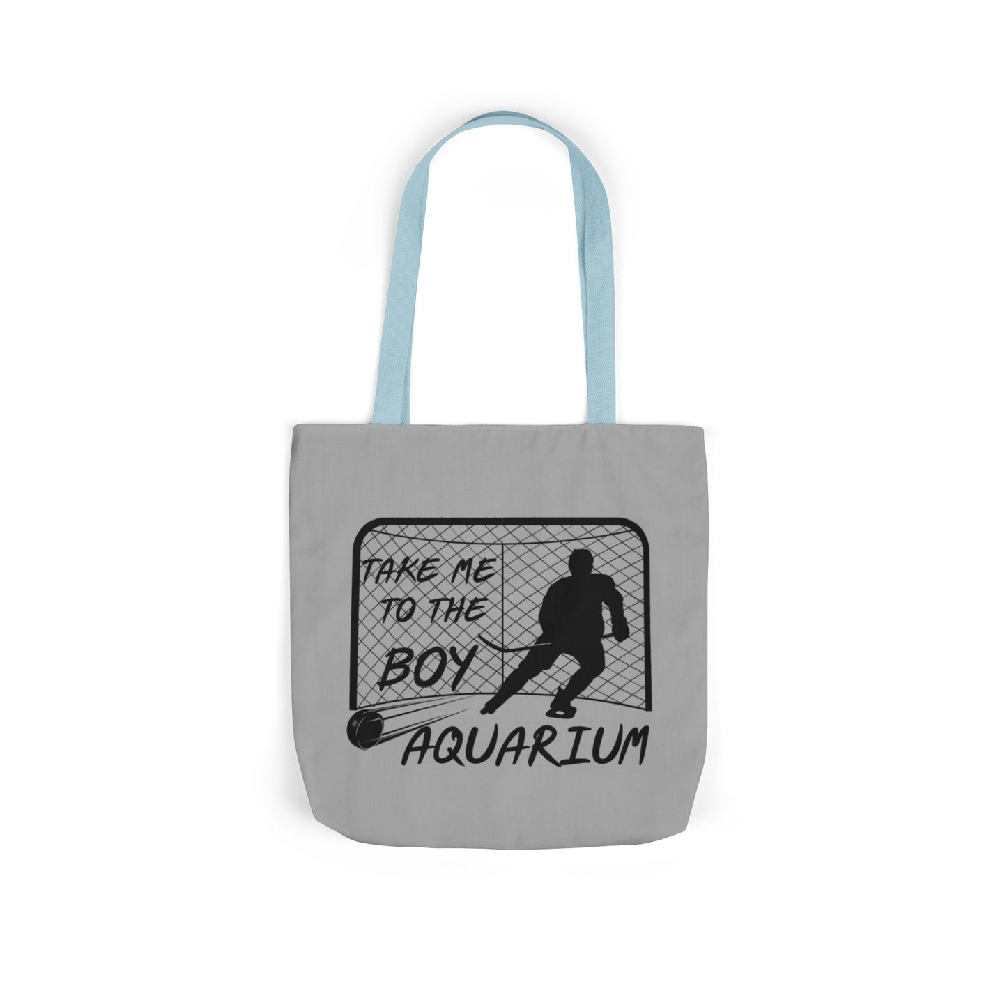 Take Me to the Boy Aquarium Tote Bag | Hockey Fan Canvas Tote