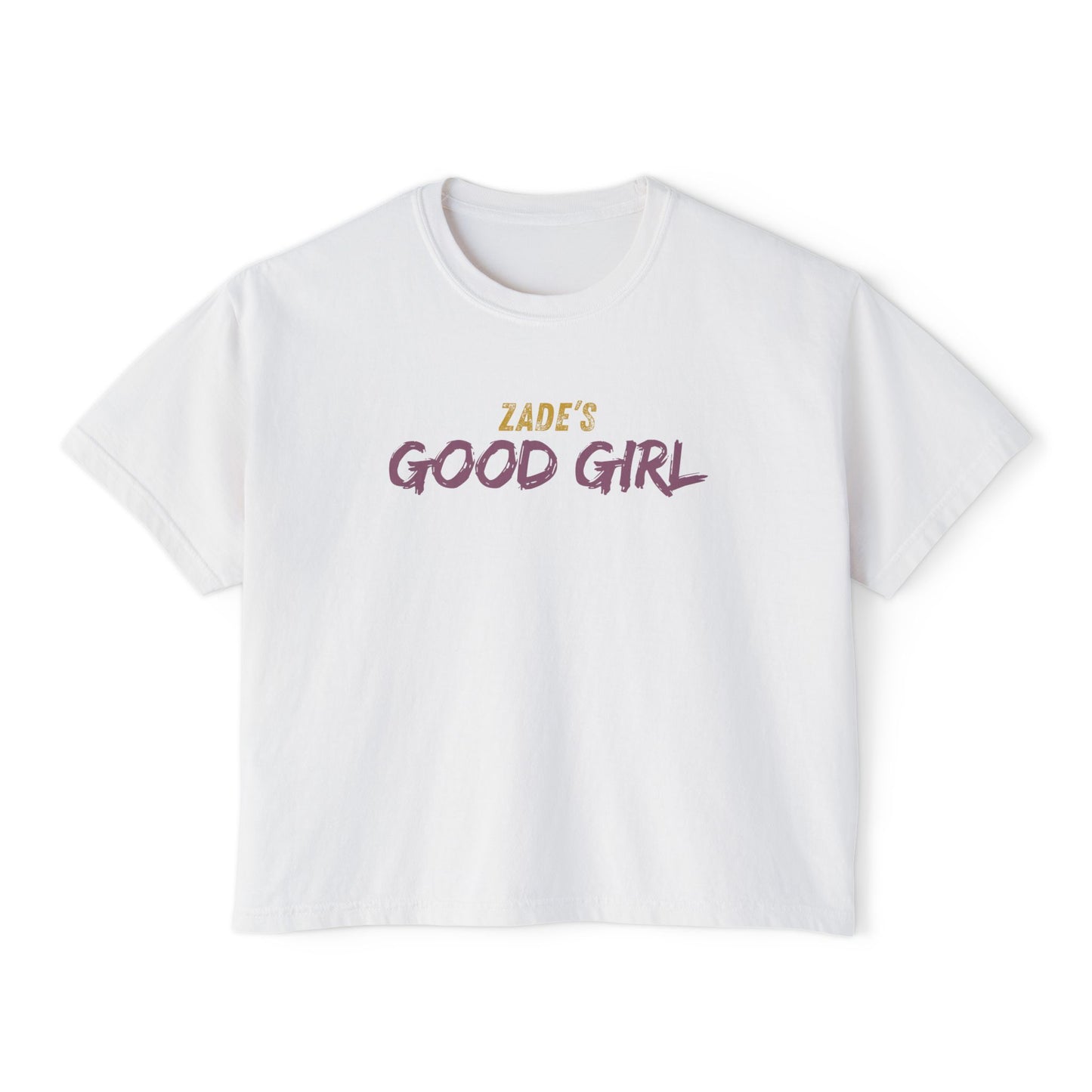 Zade’s Good Girl Boxy Tee | Dark Romance Women’s Shirt for BookTok Fans