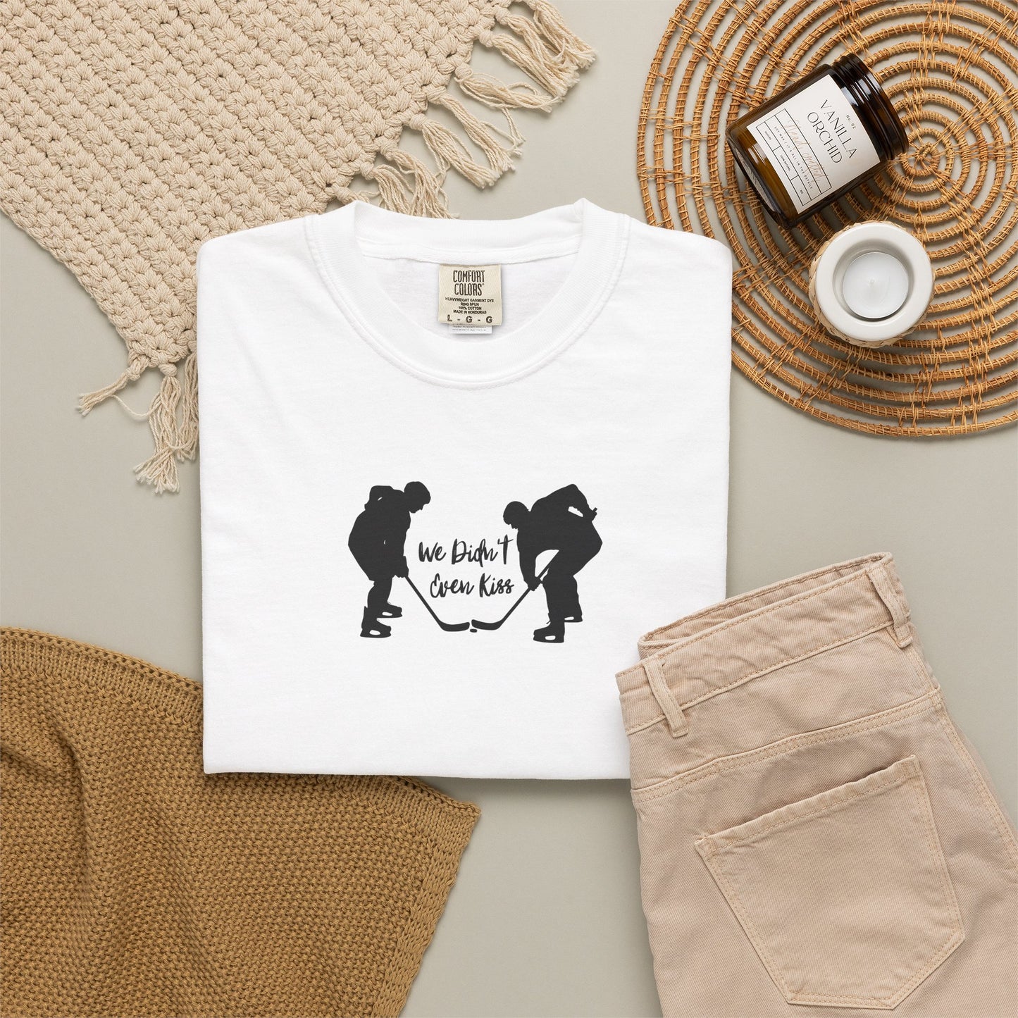 We Didn’t Even Kiss Hockey Shirt | Hockey Romance IYKYK Reader Tee