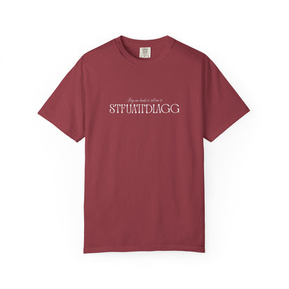 Buy Me Books & Tell Me to STFUATTDLAGG Tee | Minimalist Spicy Bookish Shirt