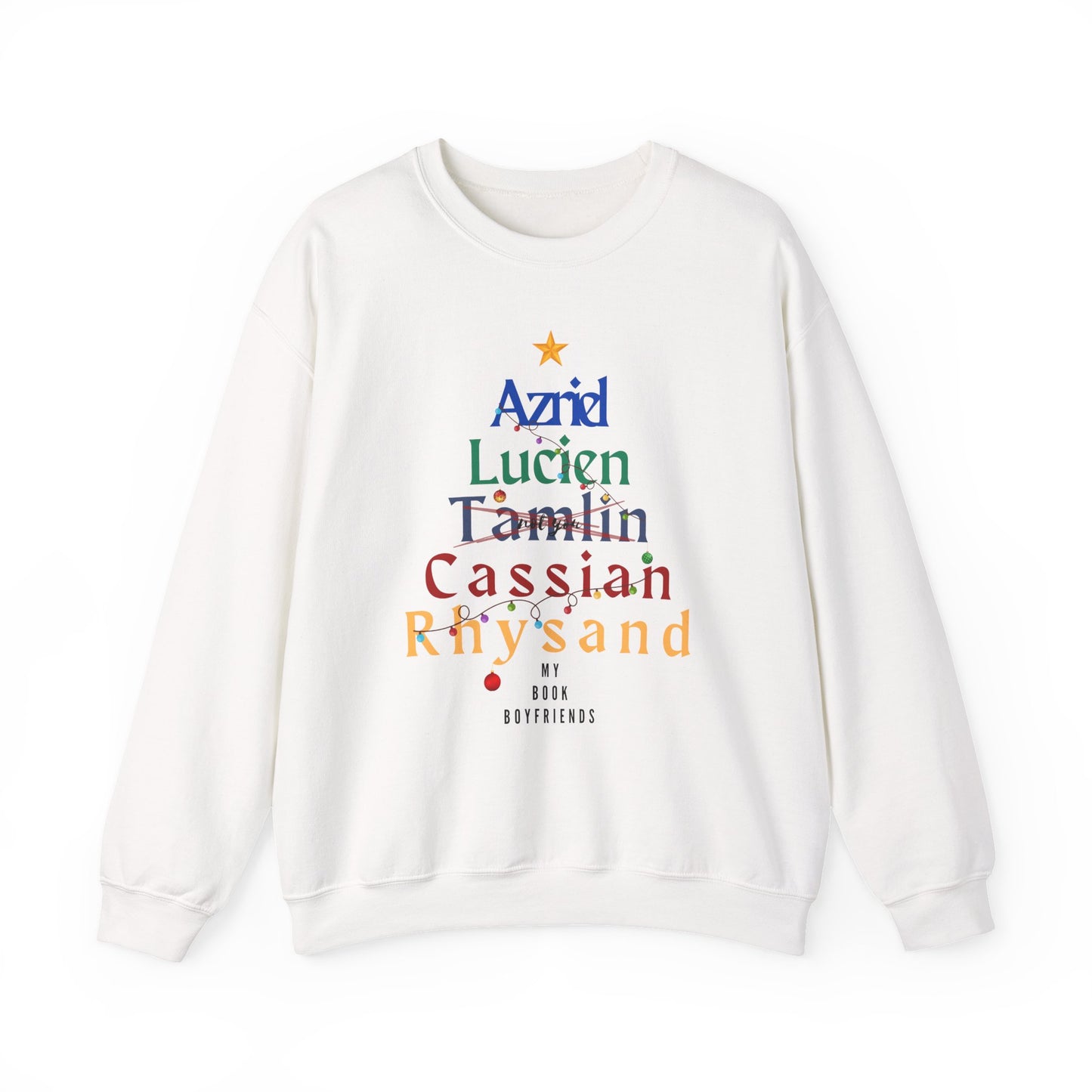 ACOTAR Book Boyfriends Christmas Sweatshirt | Rhysand, Cassian, Azriel Holiday Pullover