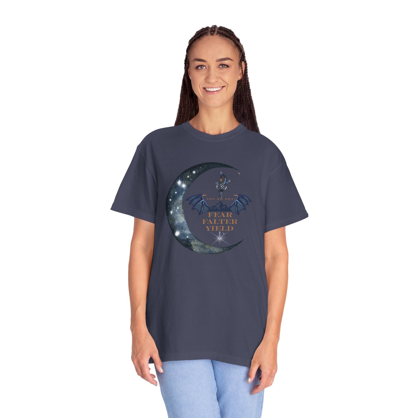 You Do Not Fear, Falter, Yield Tee | Fourth Wing Quote Shirt for BookTok Readers