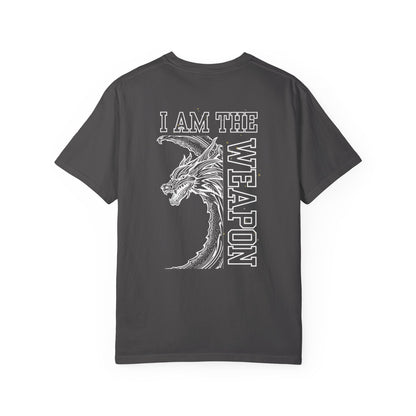 I Am the Weapon Tee | Xaden Riorson Fourth Wing Shirt for BookTok Fans Back Print