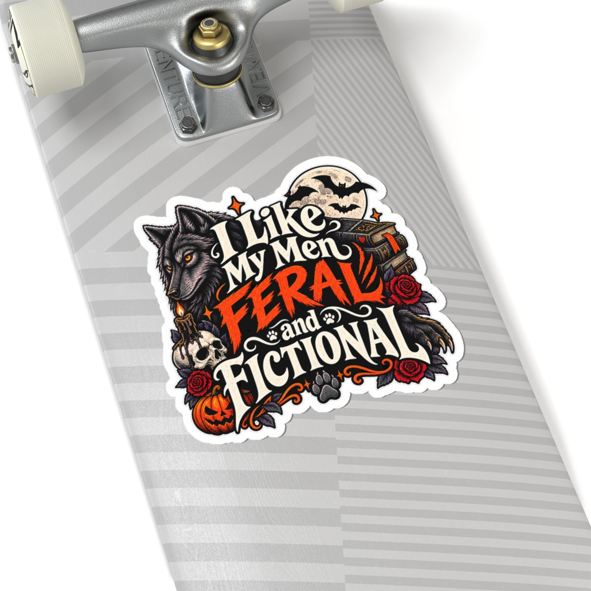 Feral & Fictional Men Sticker | Monster Romance Decal