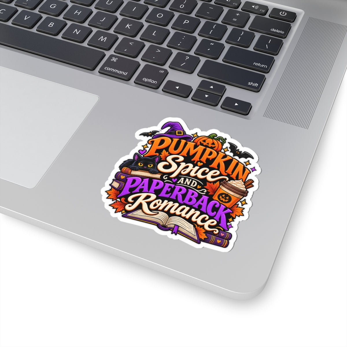 Pumpkin Spice & Paperback Romance Sticker | Fall Book Decal