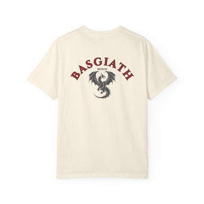 Basgiath War College Dragon Rider T-Shirt – Fantasy Academy Back Print Tee | Romantasy Reader Shirt