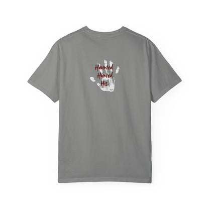 Handprint Unisex Garment-Dyed T-Shirt - Unique Casual Wear | Haunted. Hunted. His.