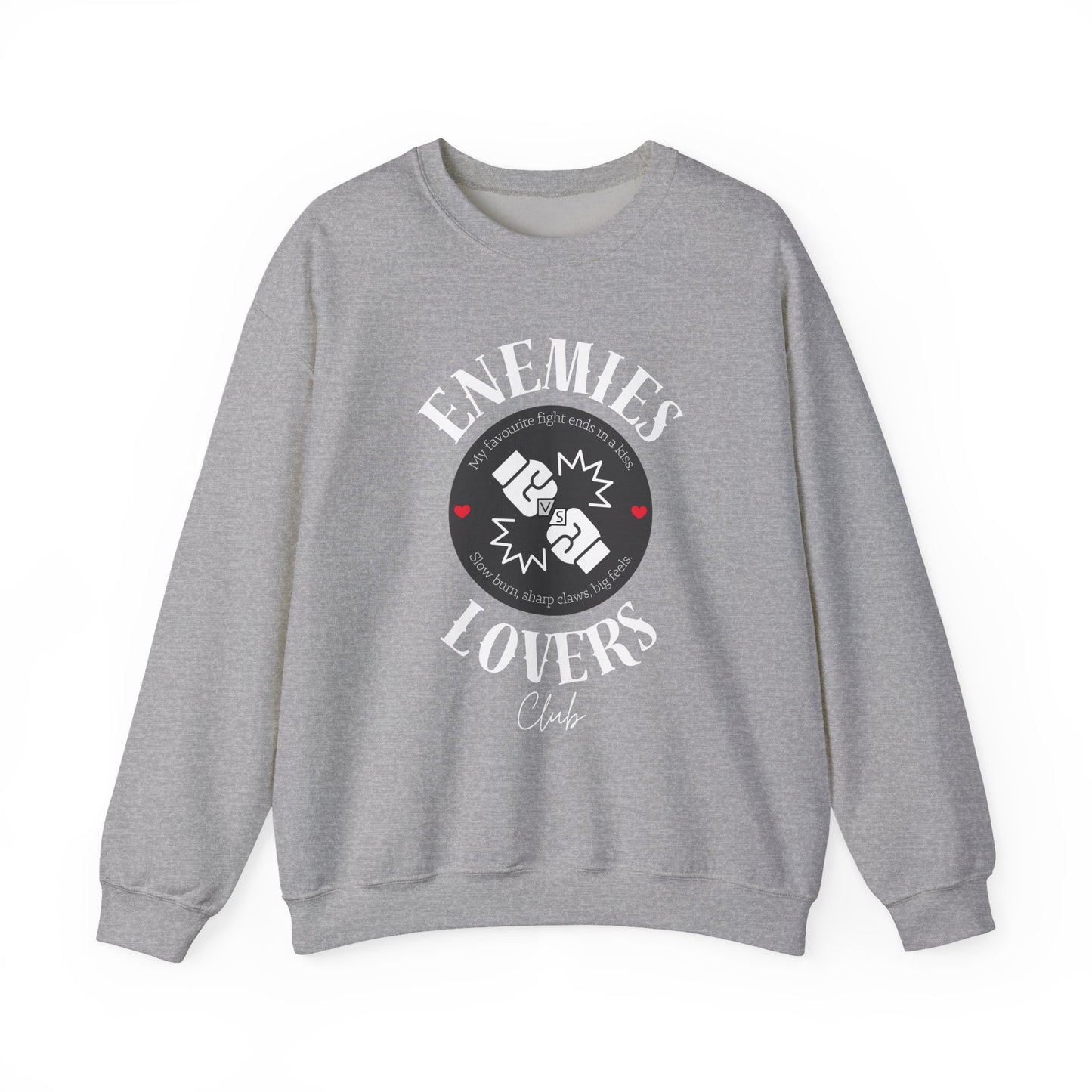 Enemies vs Lovers Club Sweatshirt | Enemies to Lovers Romance Pullover for BookTok Fans