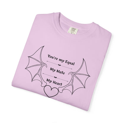 Rhysand to Feyre Quote T-Shirt | “You’re My Equal, My Mate, My Heart” ACOTAR Tee