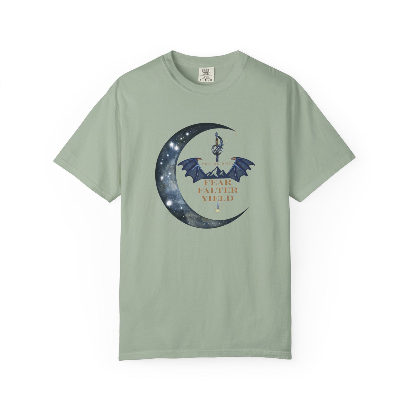 You Do Not Fear, Falter, Yield Tee | Fourth Wing Quote Shirt for BookTok Readers