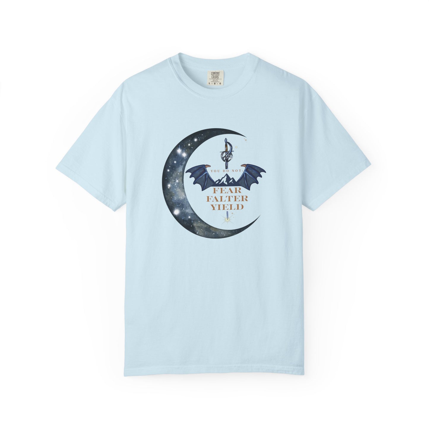 You Do Not Fear, Falter, Yield Tee | Fourth Wing Quote Shirt for BookTok Readers