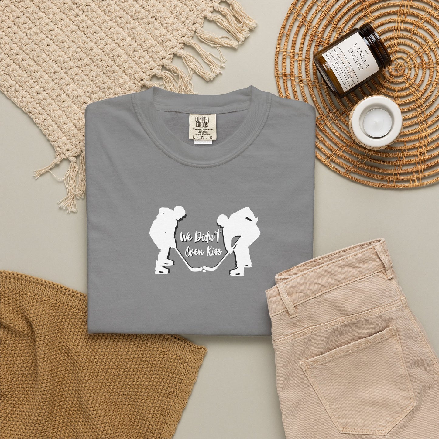 We Didn’t Even Kiss Hockey Shirt | Hockey Romance IYKYK Reader Tee