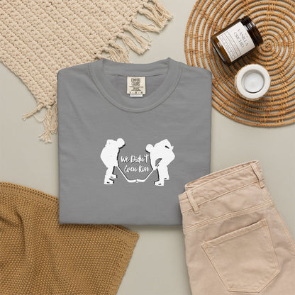 We Didn’t Even Kiss Hockey Shirt | Hockey Romance IYKYK Reader Tee