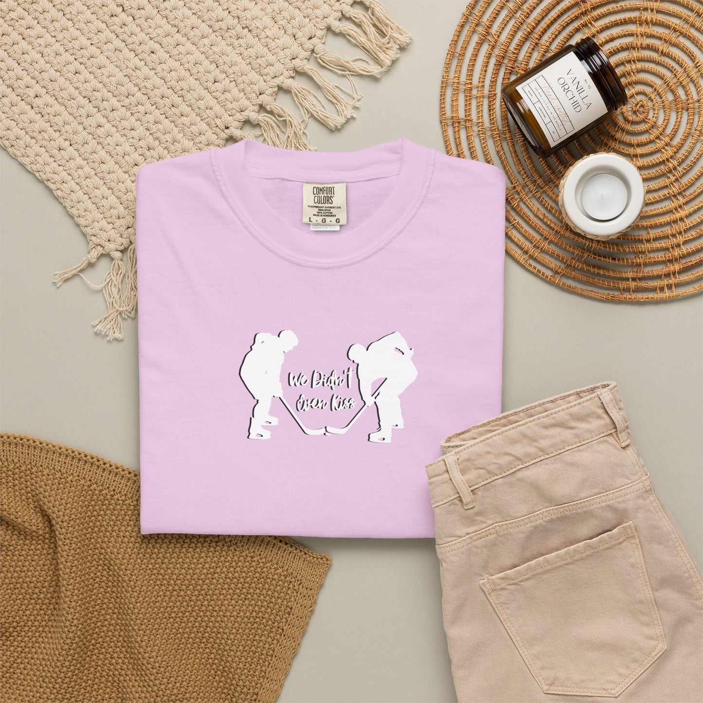 We Didn’t Even Kiss Hockey Shirt | Hockey Romance IYKYK Reader Tee