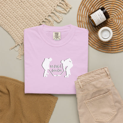 We Didn’t Even Kiss Hockey Shirt | Hockey Romance IYKYK Reader Tee