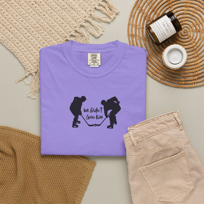 We Didn’t Even Kiss Hockey Shirt | Hockey Romance IYKYK Reader Tee