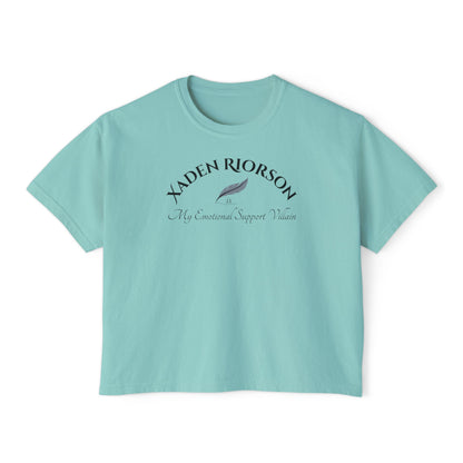 Xaden Cozy Supportive Boxy Tee for Women, Casual Everyday Wear, Gift for Friends, Motivational Women's T-Shirt, Cute Summer Top