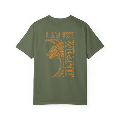 I Am the Weapon Tee | Xaden Riorson Fourth Wing Shirt for BookTok Fans Back Print
