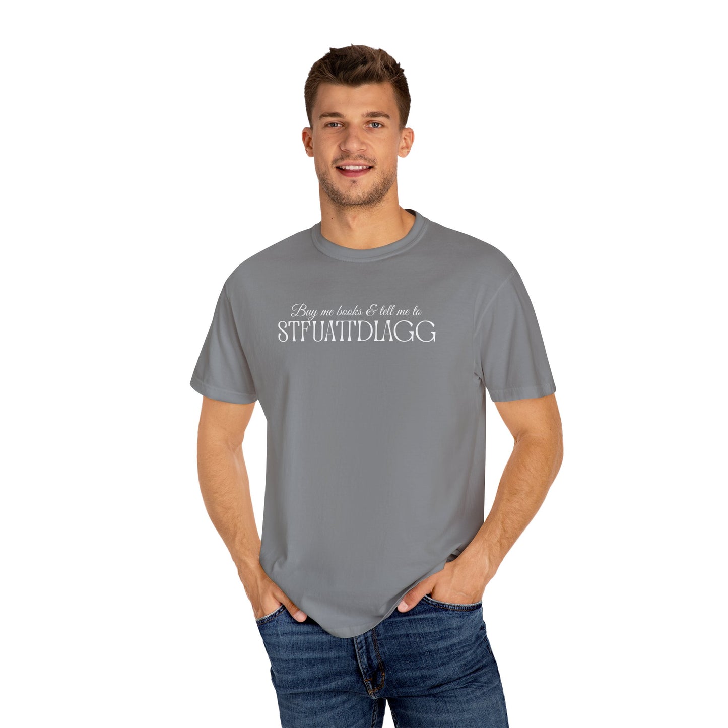 STFUATTDLAGG Playful Unisex Garment-Dyed T-Shirt | Casual Style for Everyday Wear | Gift for Friends, Birthdays, Holidays, Family Gatherings