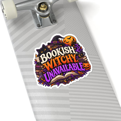 Bookish, Witchy, Unavailable Sticker | Halloween Reader Decal