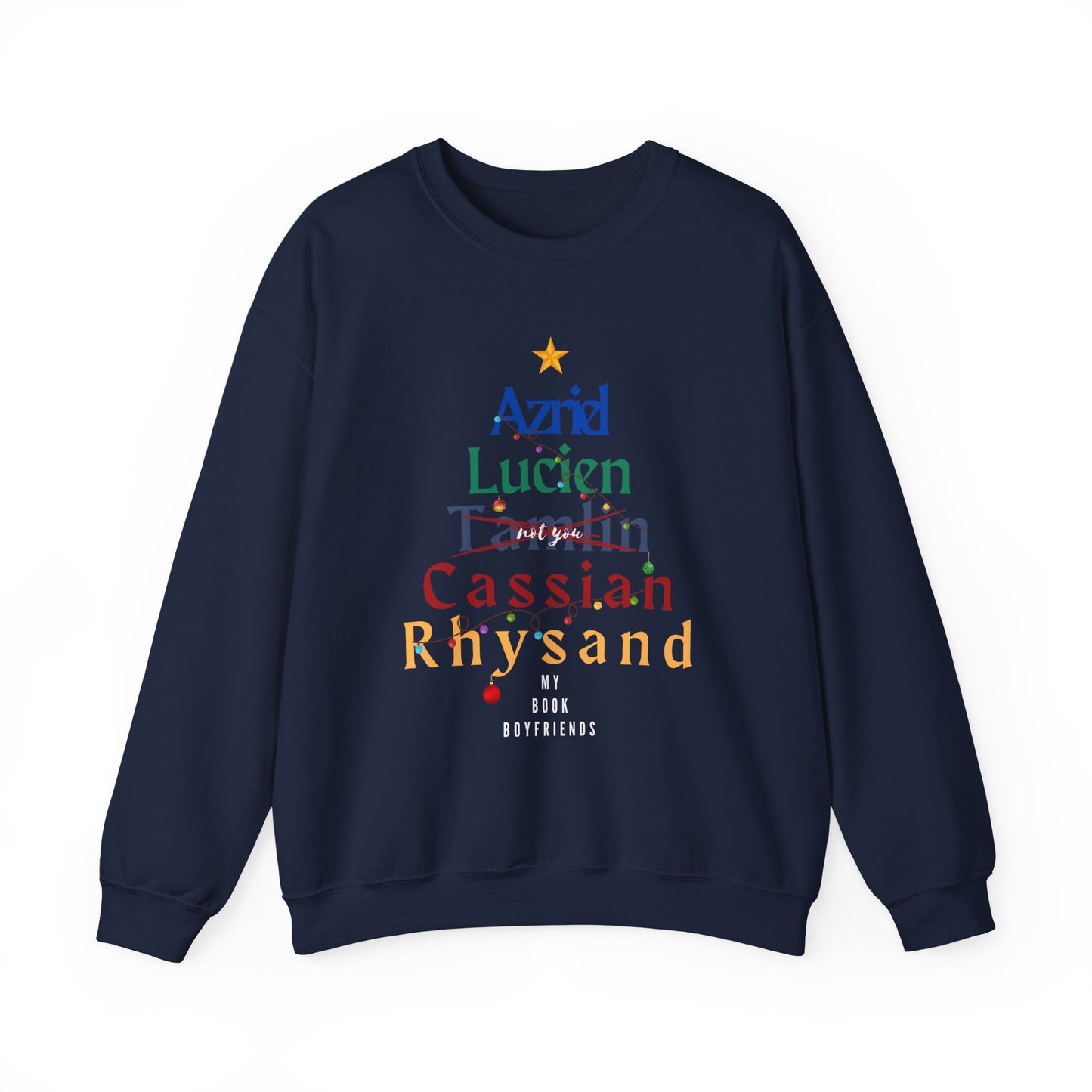 ACOTAR Book Boyfriends Christmas Sweatshirt | Rhysand, Cassian, Azriel Holiday Pullover