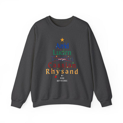 ACOTAR Book Boyfriends Christmas Sweatshirt | Rhysand, Cassian, Azriel Holiday Pullover