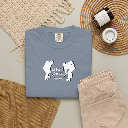 We Didn’t Even Kiss Hockey Shirt | Hockey Romance IYKYK Reader Tee