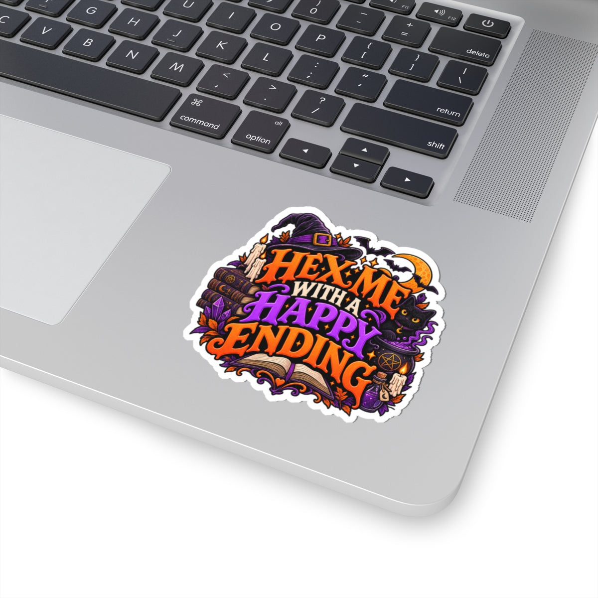 Hex Me With a Happy Ending Sticker | Witchy Romance Decal