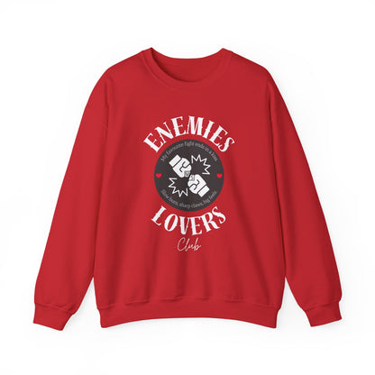 Enemies vs Lovers Club Sweatshirt | Enemies to Lovers Romance Pullover for BookTok Fans