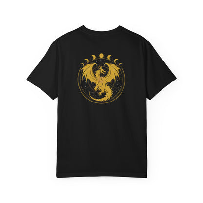 Dragon Book Lovers T-shirt - Unisex Garment-Dyed