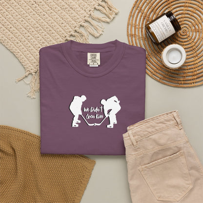 We Didn’t Even Kiss Hockey Shirt | Hockey Romance IYKYK Reader Tee