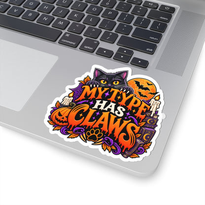 My Type Has Claws Sticker | Werewolf Romance Reader Decal