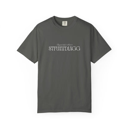 Buy Me Books & Tell Me to STFUATTDLAGG Tee | Minimalist Spicy Bookish Shirt
