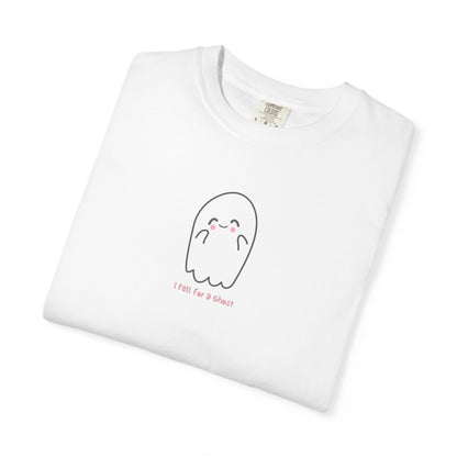 Cute Ghost Graphic T-Shirt for Halloween - I Fell for a Ghost inspired by The Dead Romantics